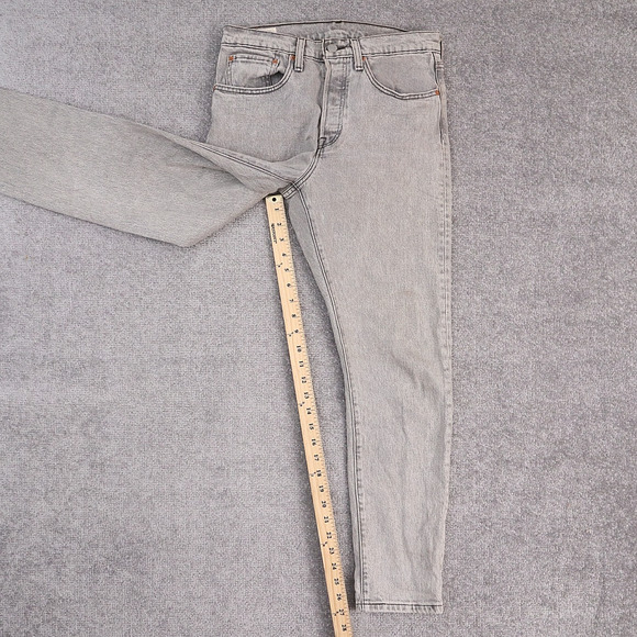 Levi's 501 Red Tab 26x28 Inseam 27 Gray Denim Jeans - Picture 5 of 13